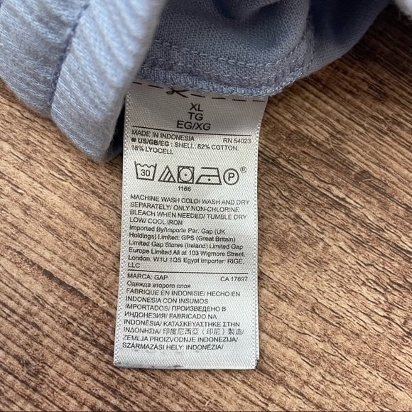 Gap Blue Elastic Waistband Pull on Shorts Size XL - Picture 4 of 4